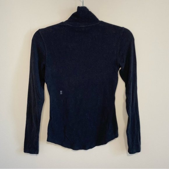 Kit and Ace - BRUSHED MOCK TURTLENECK in CHARCOAL - SIZE XS - Picture 8 of 9